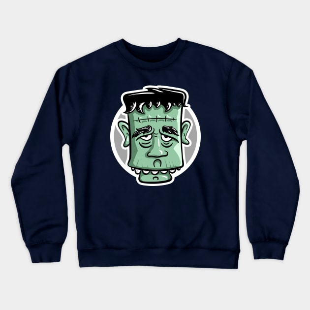 Freaky Frankenstein Crewneck Sweatshirt by OsFrontis